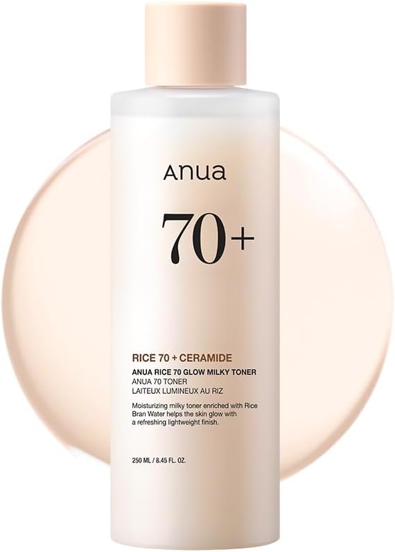 Anua Rice 70 Glow Milky Toner: Hydrating, Soothing, and Brightening for All Skin Types