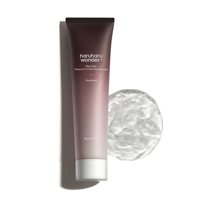 Haruharu Wonder Black Rice Moisture 5.5 Soft Cleansing Gel: Gentle Cleansing and Deep Hydration