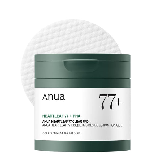 Anua Heartleaf 77 Clear Pads | Refreshing & Pore-Tightening Toner