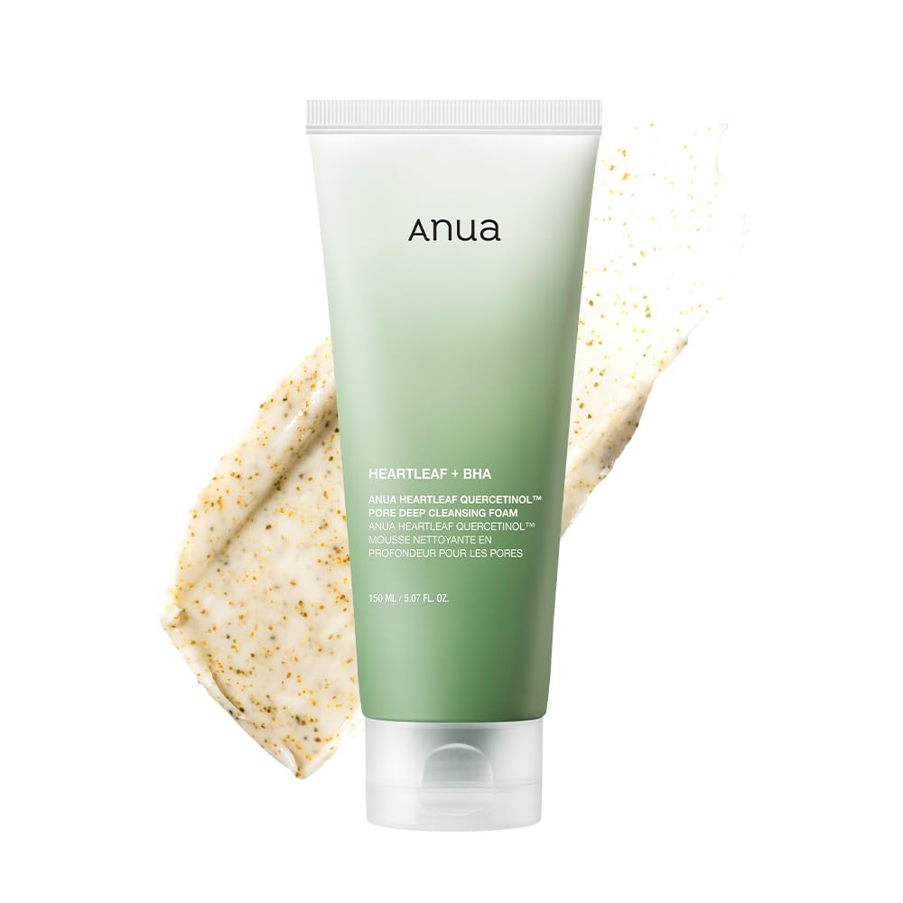 Anua Heartleaf Quercetin Pore Deep Cleansing Foam | Gentle Cleansing for Acne-Prone Skin