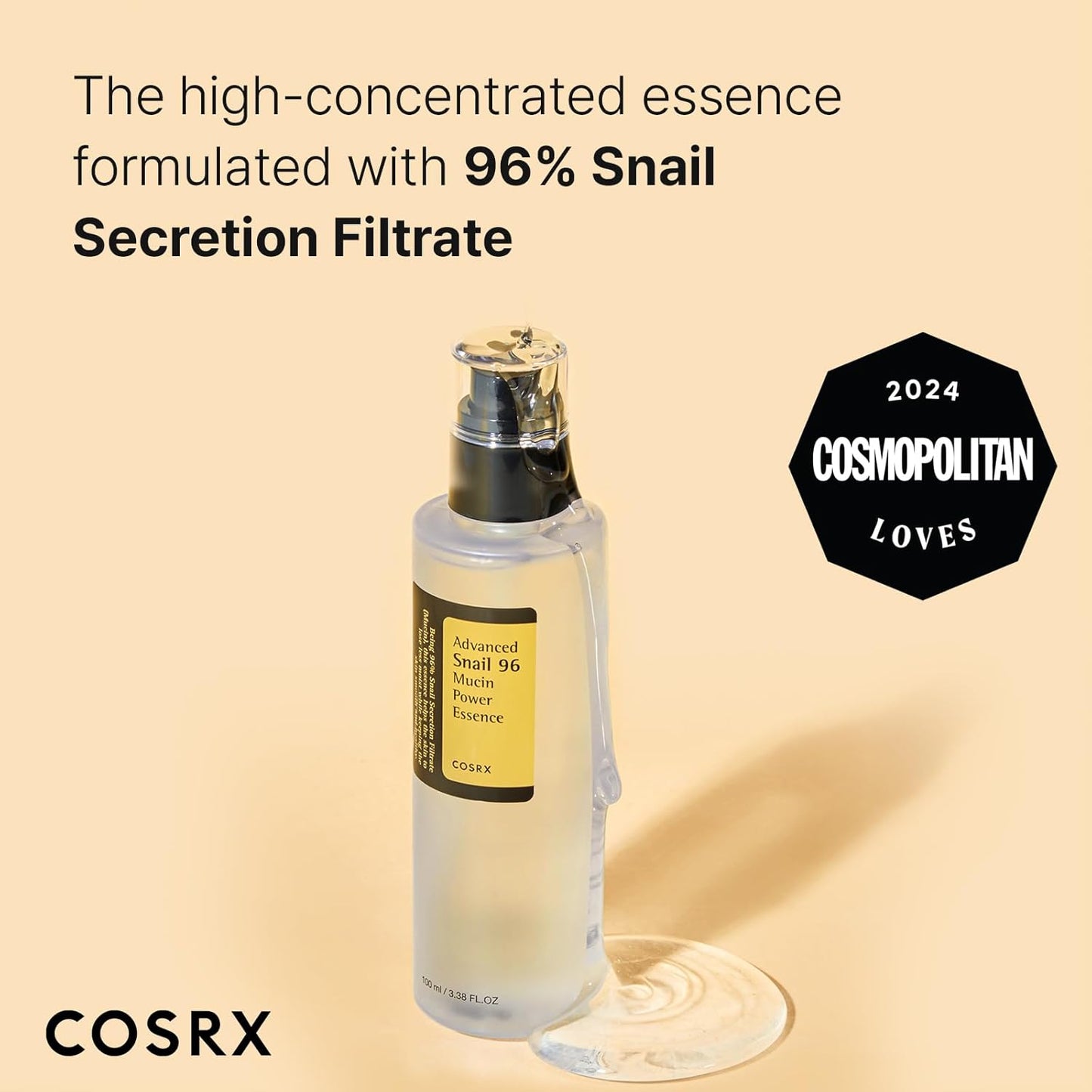 COSRX Advanced Snail 96 Mucin Power Essence: Hydrate and Soothe Your Skin with Snail Mucin