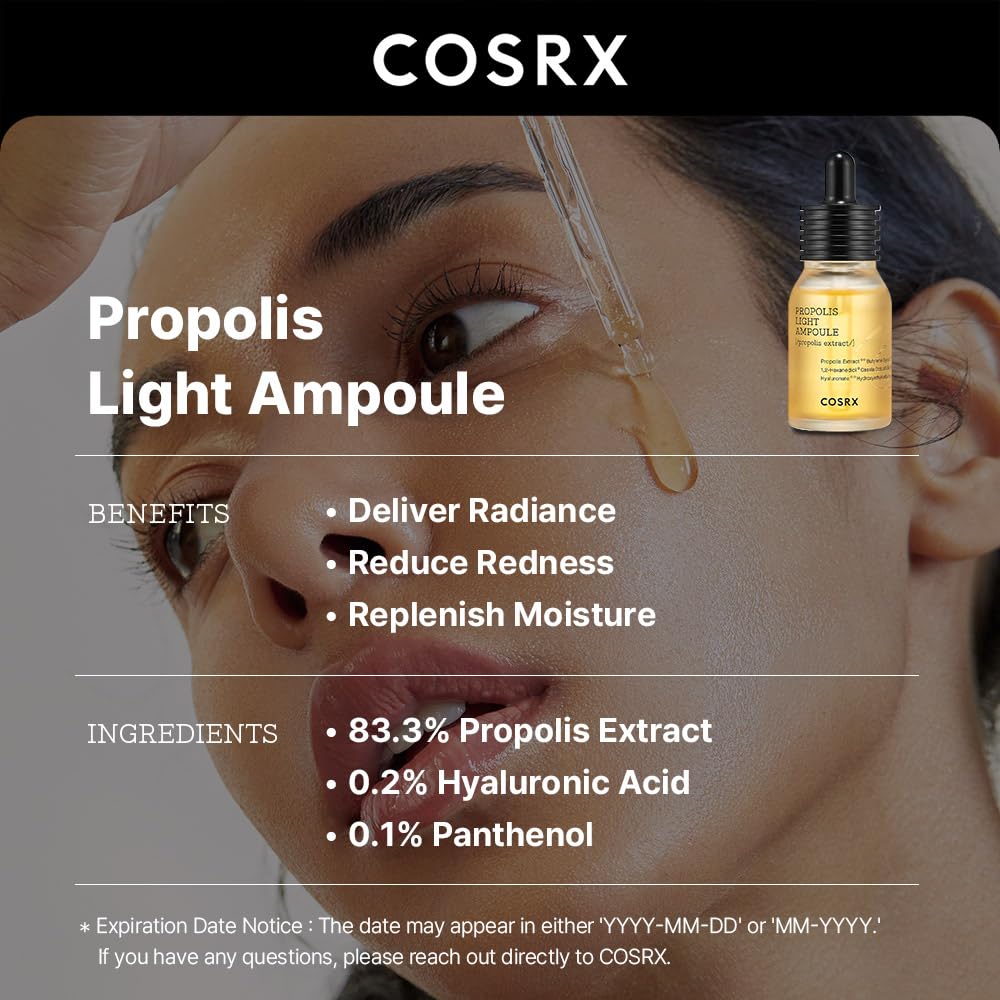 COSRX Full Fit Propolis Light Ampoule | Hydrating, Soothing & Anti-Aging Elixir