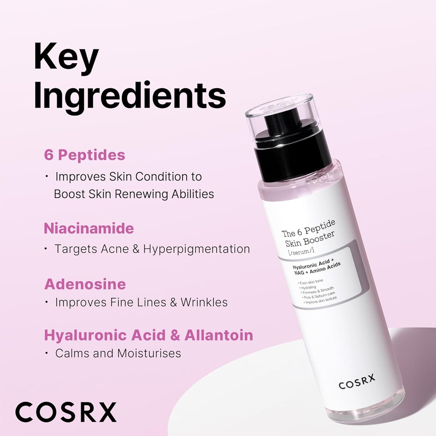 COSRX The 6 Peptide Skin Booster | Firming & Hydrating Essence