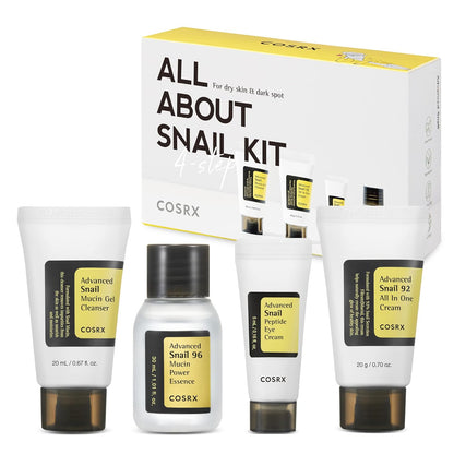 COSRX All About Snail Trial Kit | Your 4-Step Snail Essence Routine