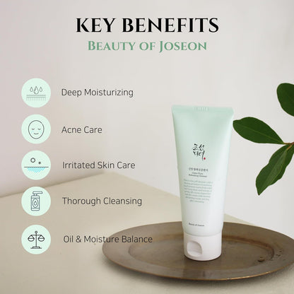 Beauty of Joseon - Green Plum Refreshing Cleanser | Hydrating & Exfoliating Face Wash