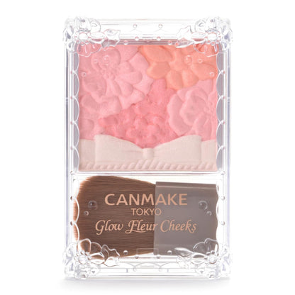 Canmake Glow Fleur Cheeks | A Dreamy Flush for Your Complexion- 02 Apricot Fleur