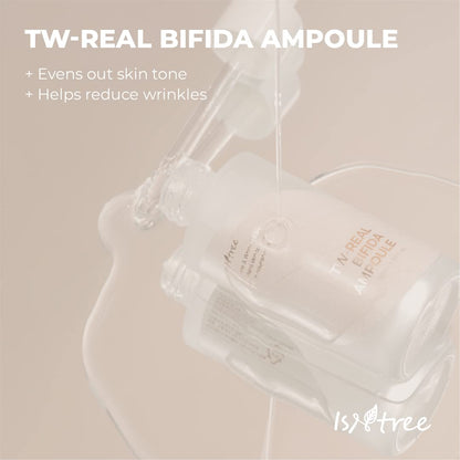 Isntree TW-Real Bifida Ampoule | Advanced Skin Barrier Repair and Anti-Aging Solution