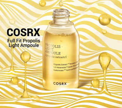 COSRX Full Fit Propolis Light Ampoule | Hydrating, Soothing & Anti-Aging Elixir