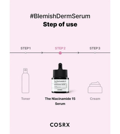 COSRX The Niacinamide 15% Serum | Brightening, Pore-Minimizing & Antioxidant Elixir