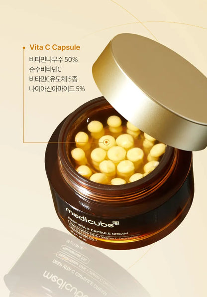 Medicube Deep Vita C Capsule Cream | Brightening & Antioxidant Power