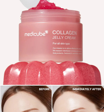 Medicube Collagen Jelly Cream | 98% Hydrolyzed Collagen for Enhanced Elasticity